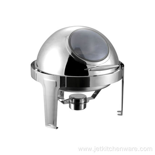 Buffet Service Round Top Stainless Steel Chafing Dish